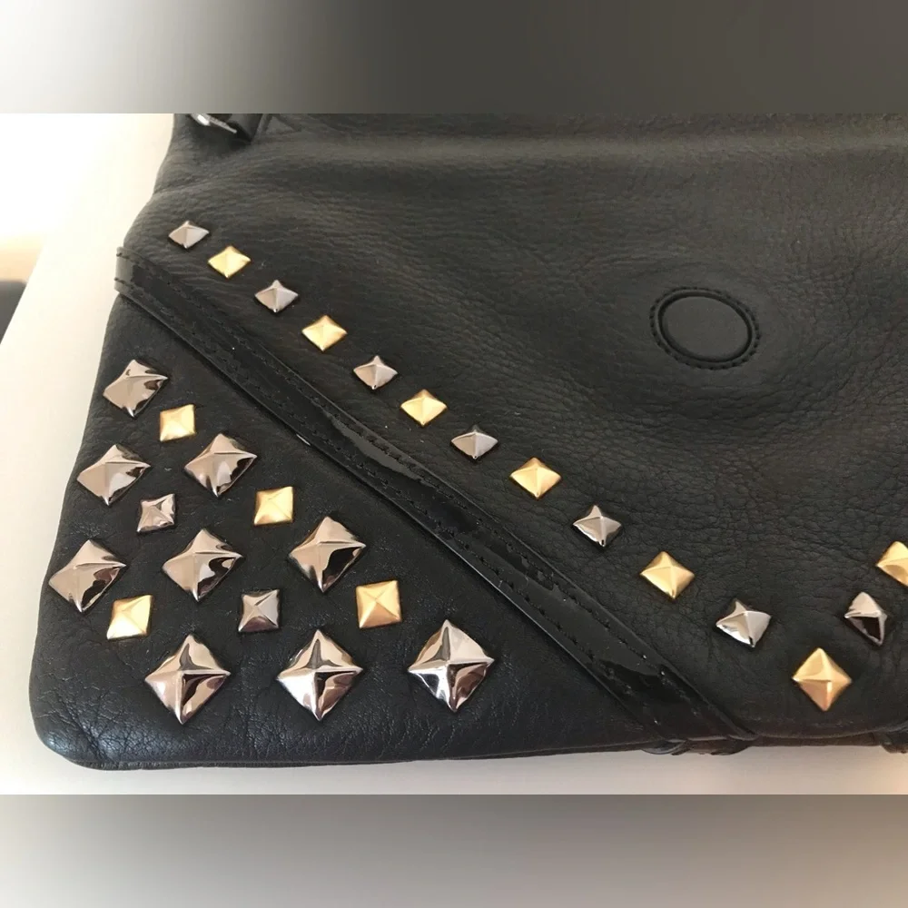 MCM Visetos Satchel Studded.